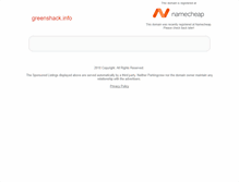 Tablet Screenshot of greenshack.info